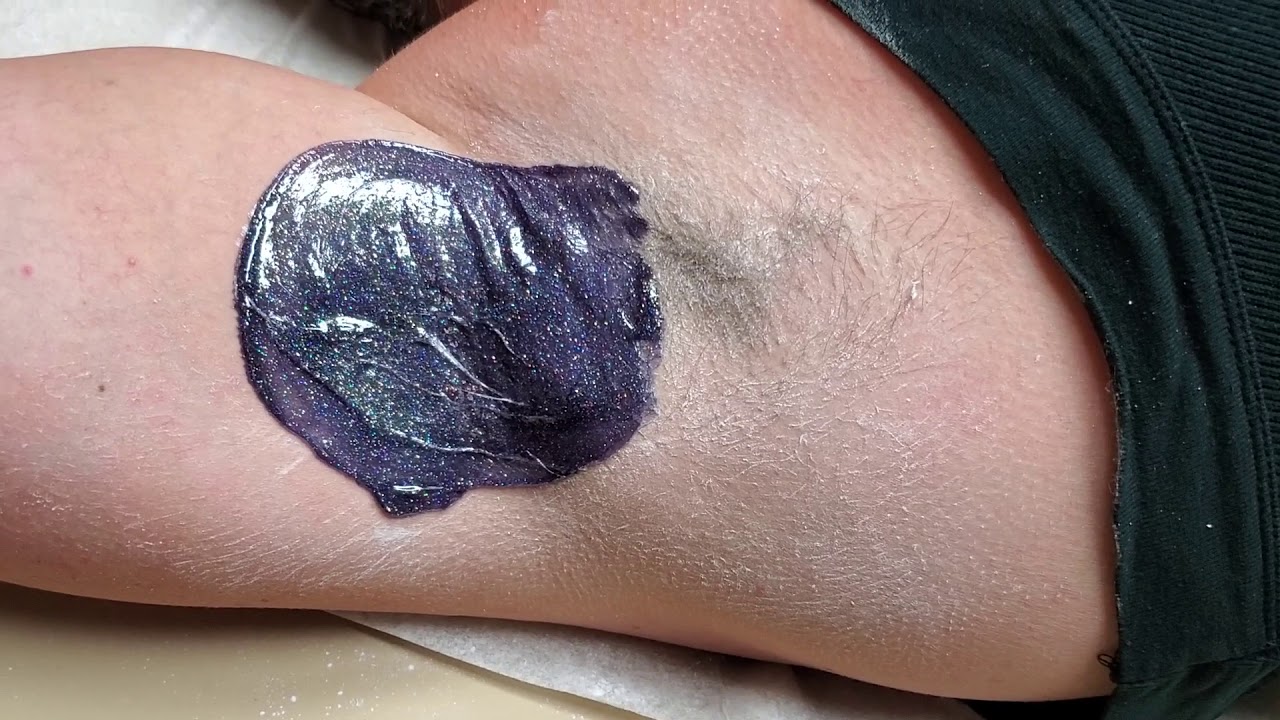 Armpit Wax Using Mermaid Wax (Poseidon)