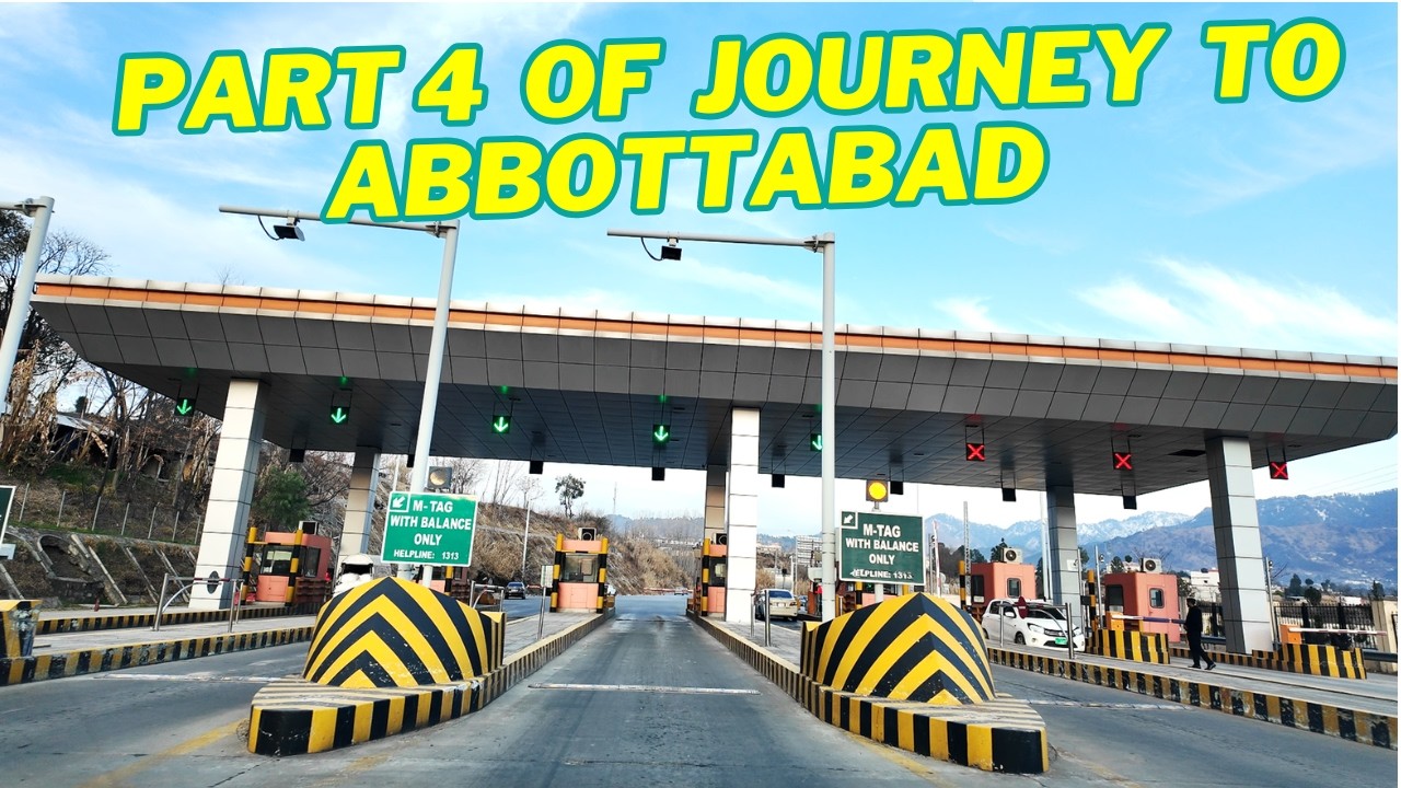 Islamabad to Abbottabad – Part 4 | Exiting Motorway into the Mountains | 4K Journey