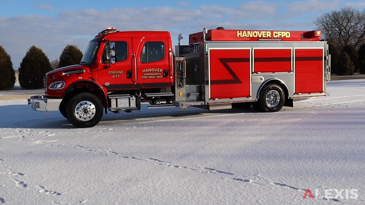 HANOVER FIRE PROTECTION DISTRICT - ALEXIS TOP MOUNT EQUALIZER PUMPER #2601 - HANOVER, ILLINOIS