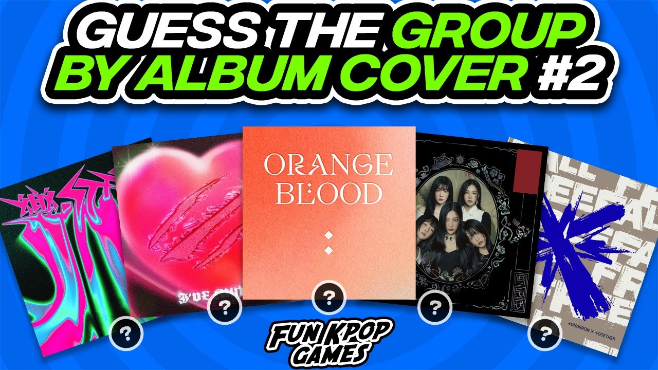 GUESS THE KPOP GROUP BY THE ALBUM COVER #2 - FUN KPOP GAMES 2023