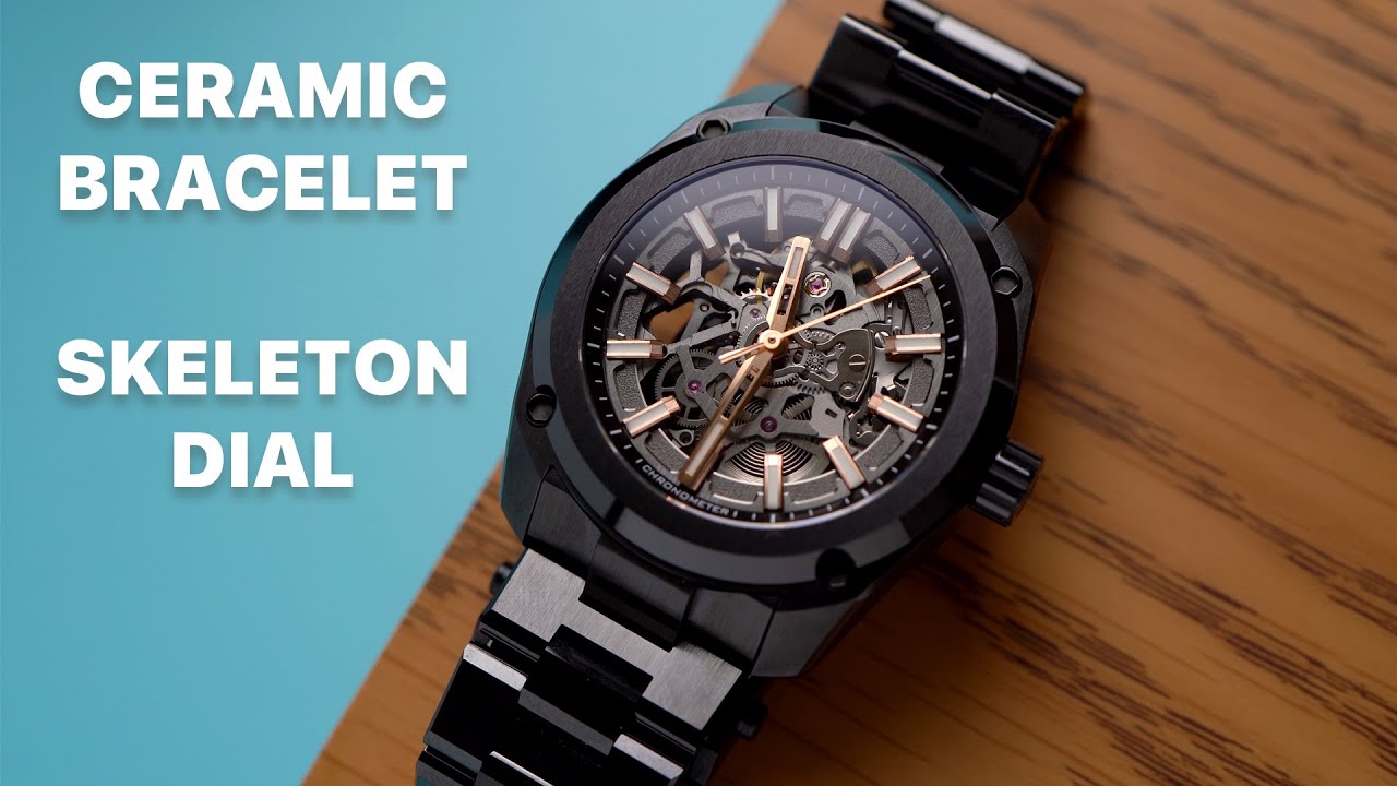 A big move - Formex Essence Ceramica - Fully ceramic watch and bracelet, skeletonized dial