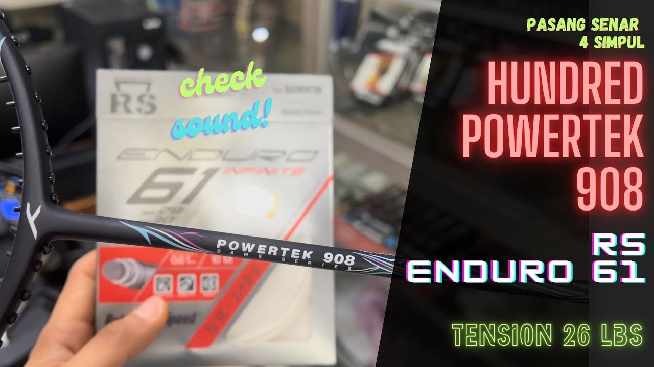 HUNDRED Powertek 908 & RS Enduro 61 white M26 C26
