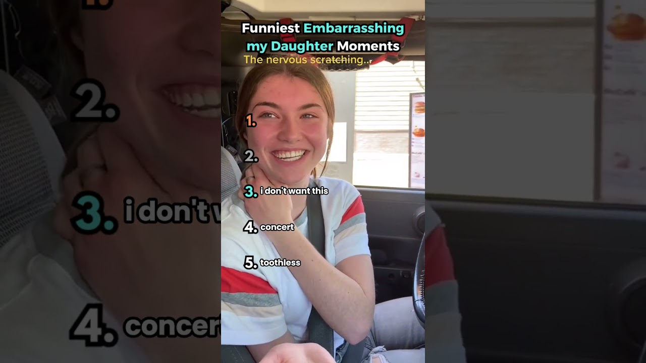Top Embarrassing Dad Moments | Funniest Times I Made My Daughter Cringe #ranked #shorts