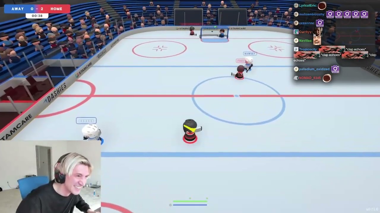 XQC PLAYS SLAPSHOT WITH JESSE #4