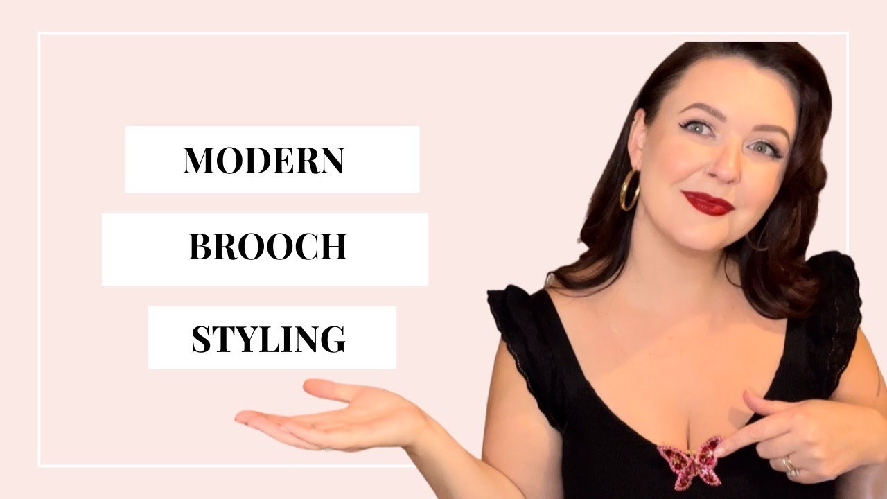 ✨Modern Brooch Styling✨ How to Wear a Brooch #brooch #vintagestyle #style #styletips #fashion #dress