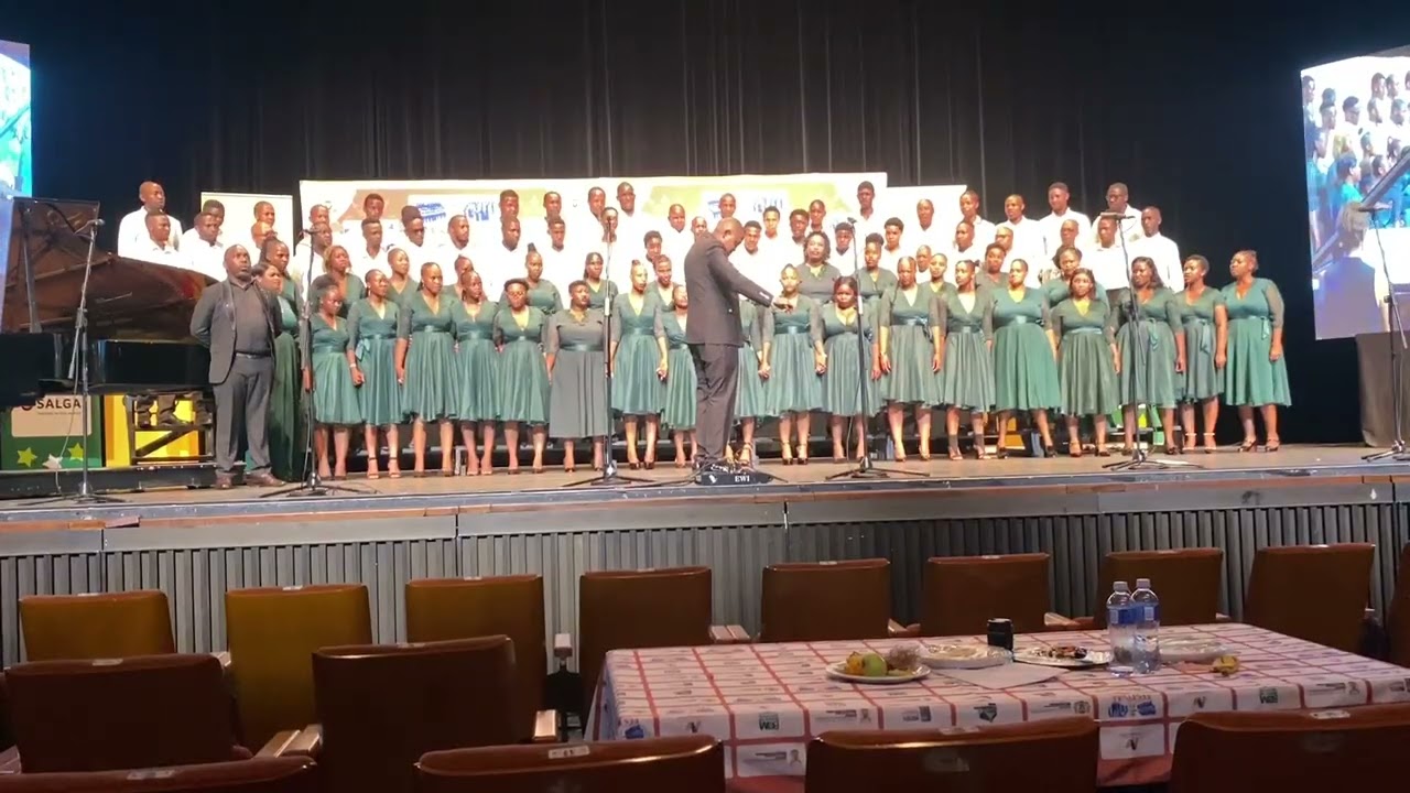 Mandla Mkhize with Bothlokong Chorus ; Hear us Oh Lord by Hadel
