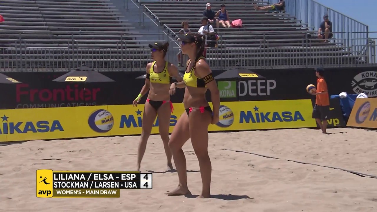 2018 FIVB Huntington Beach Open: Stockman/Larsen vs. Fernandez/Baquerizo