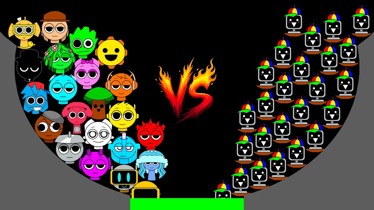 25 SPRUNKI VS 25 MR. FUN COMPUTER Marble Race Tournament! Who Will Win? Sprunki Marbles Elimination