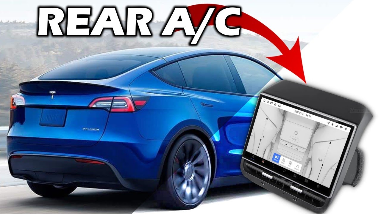 How to install the H86 rear entertainment system from Hansshow in your Tesla Model Y (So Easy!)