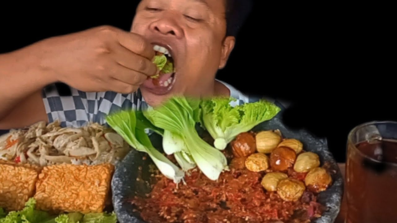 PEDAS NIKMAT,MENU BUKA PUASA YANG SEDERHANA⁉️.SAMBAL TERASI,LALAPAN JENGKOL GORENG,OSENG JAMUR TIRAM