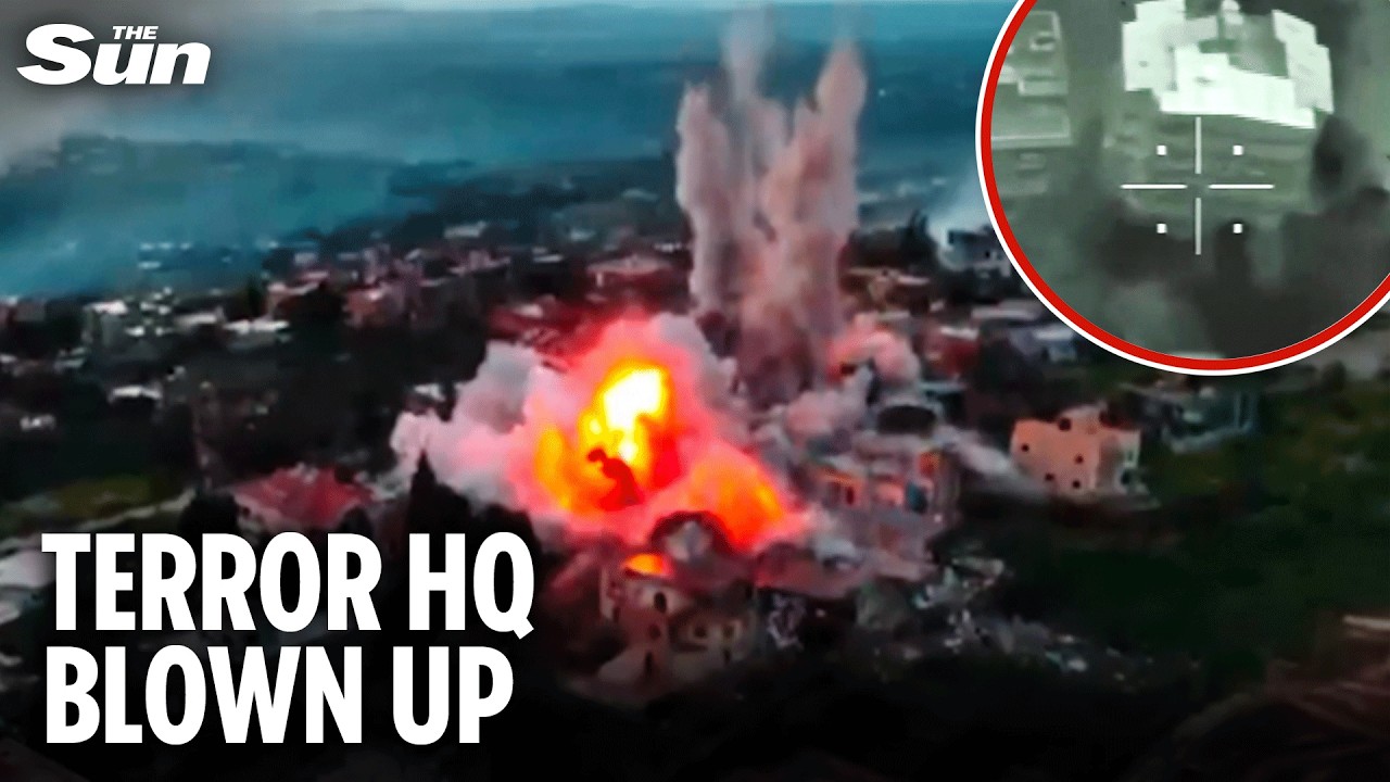 Israel blitzes Hezbollah terror headquarters in explosive Lebanon assault
