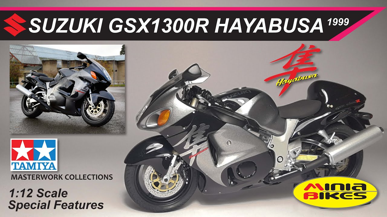 EP388 | SUZUKI GSX1300R HAYABUSA (1999) | TAMIYA MASTERWORK | 1:12 SCALE | READY BUILT MODEL KIT