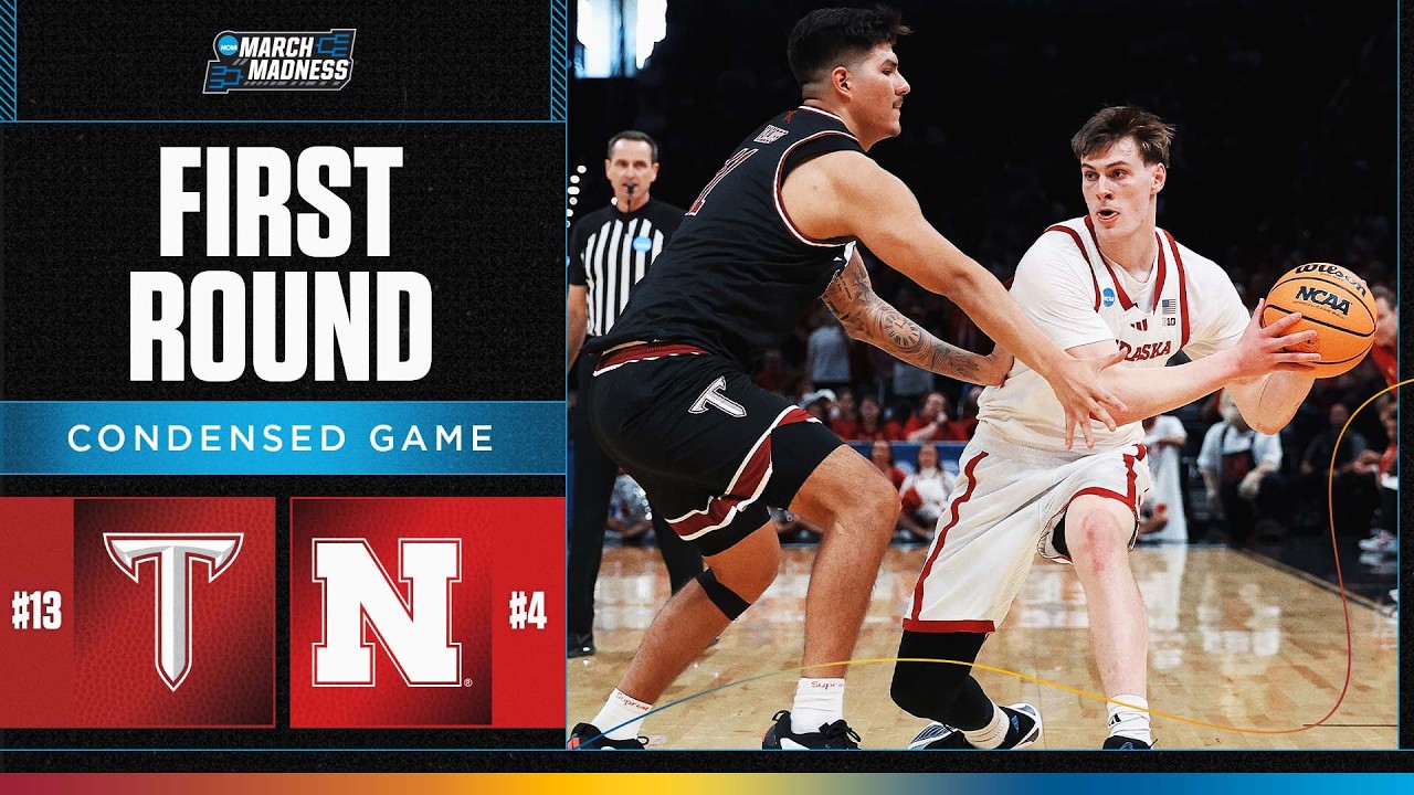 Nebraska vs. Troy - First round NCAA tournament extended highlights