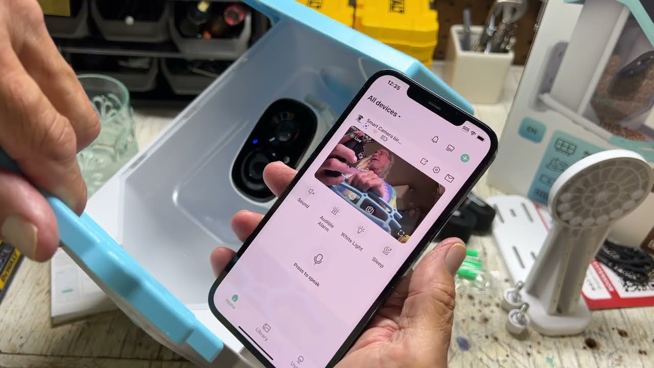 How to connect iPhone to Sainlogic Smart Bird Feeder App
