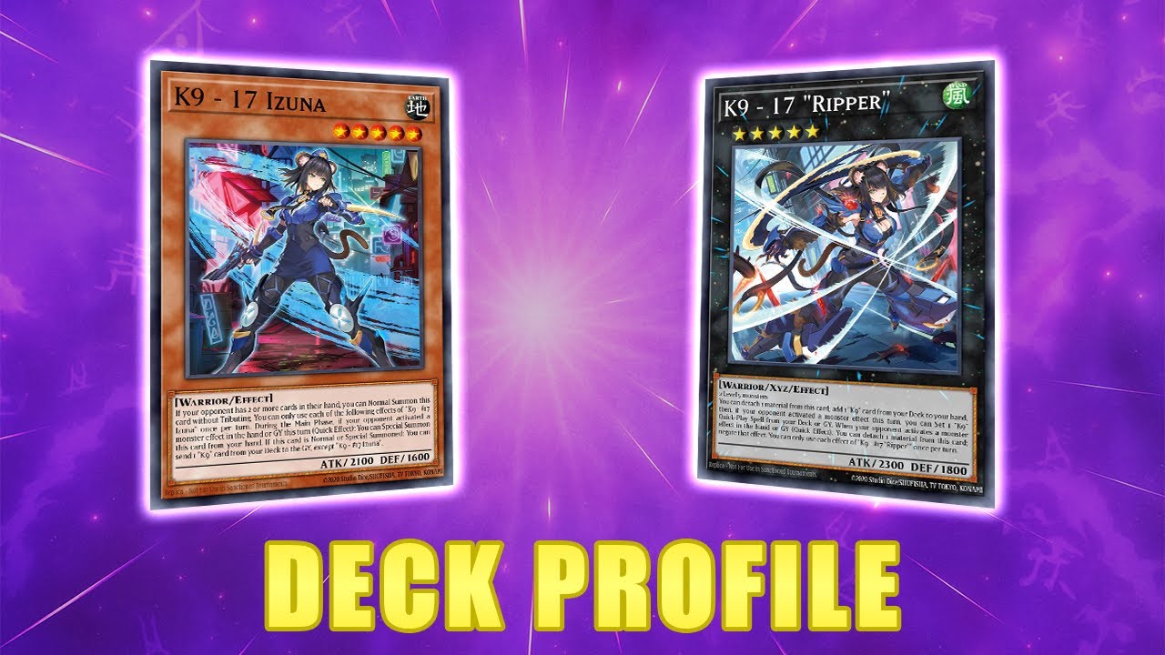 NEW K9 XYZ Deck Profile!!! (August 2025)