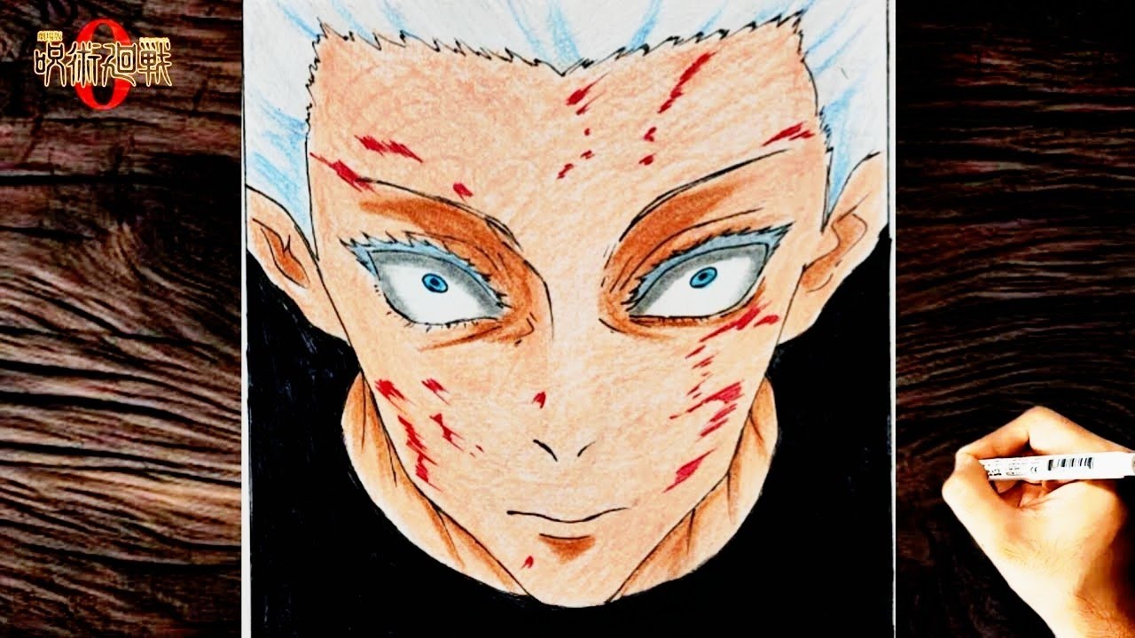 How to Draw Gojo Satoru Step by Step || Jujutsu Kaisen Drawing || Easy Anime Sketch