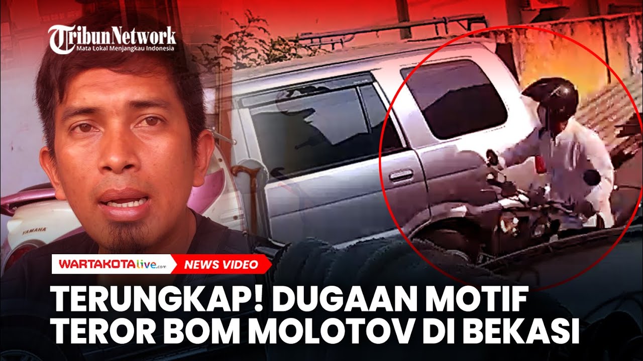 Terungkap! Dugaan Motif Teror Bom Molotov di Bekasi Karena Konflik Asmara