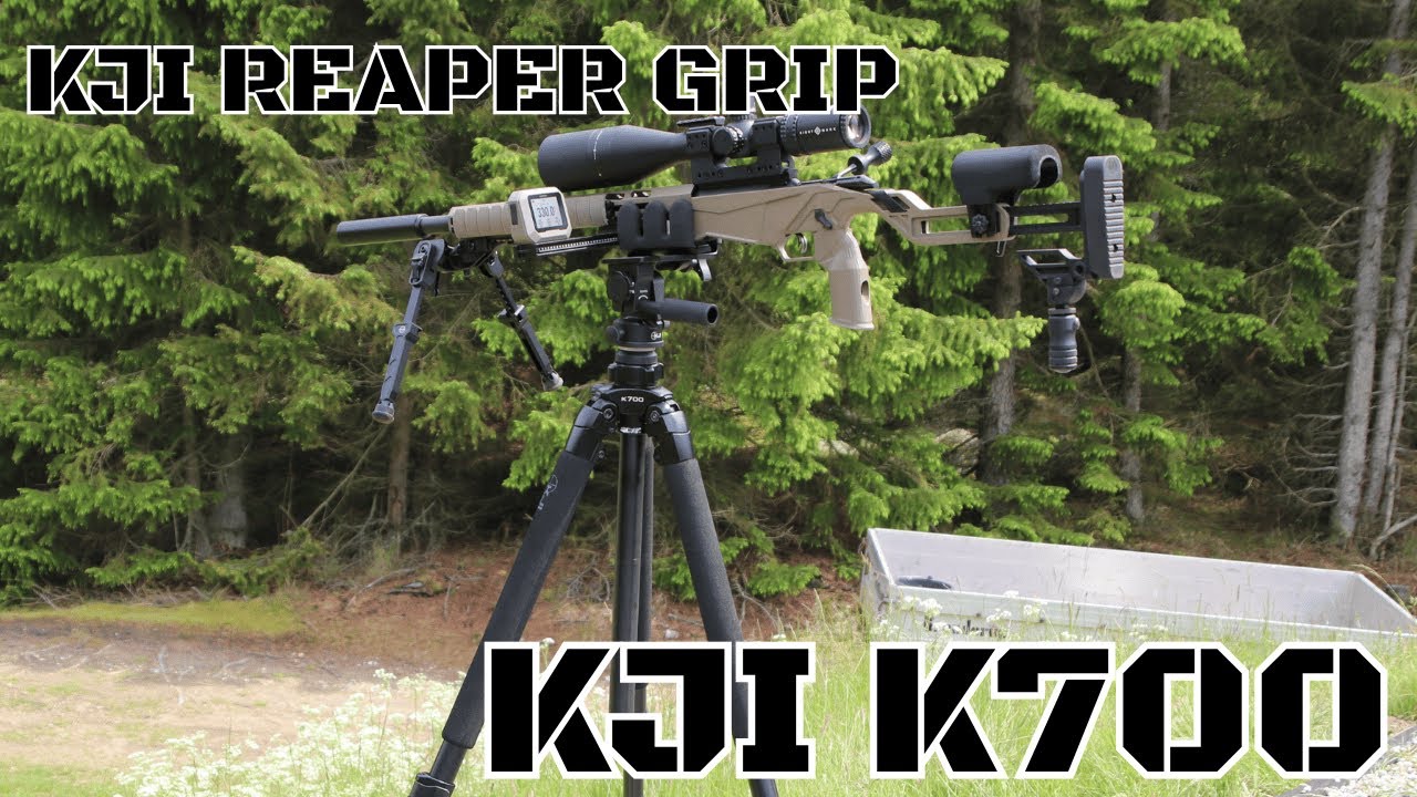 Рукоятка Reaper Grip на штативе KJI K700, тест на устойчивость при точной стрельбе