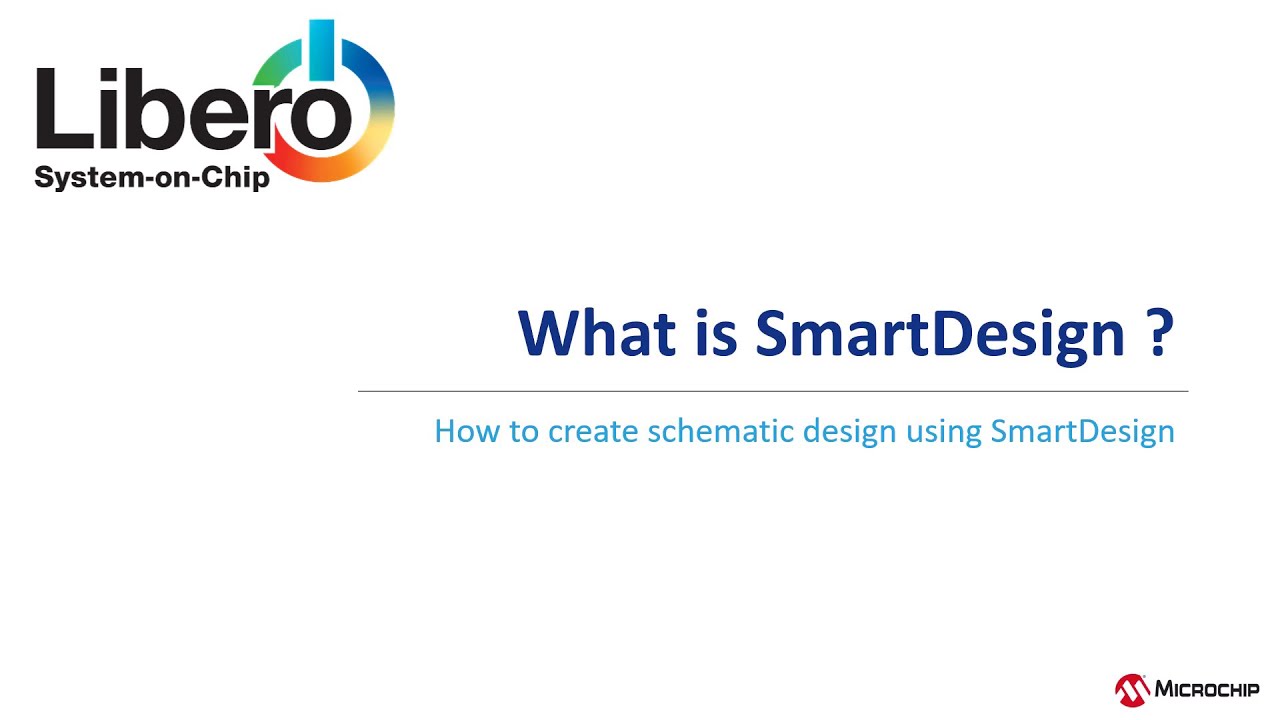 Ввод схемы проекта с использованием SmartDesign в Libero® SoC
