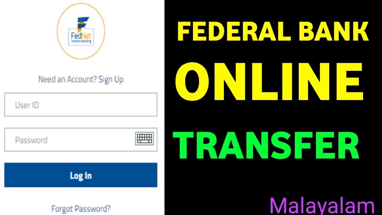 How to Online money transfer federal bank|| federal bank online money transfer all country