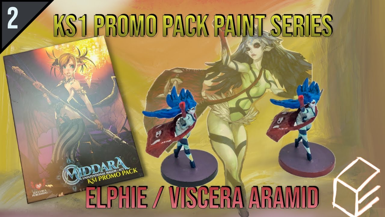 Middara | Let's Paint - Eliphie, Viscera Aramid [Kickstarter Promo Pack Paint Series]