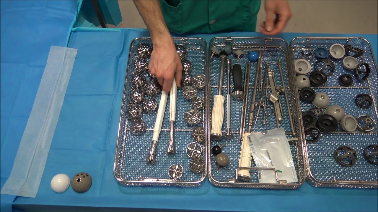 Sistema acetabular de cadera TRIDENT. Vídeo tutorial del Instrumental de quirófano.