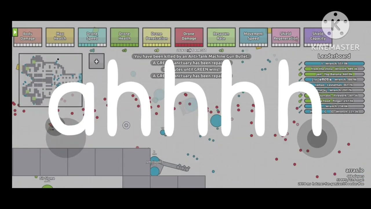Playing arras on camera first time #arras.io@Gem gamer