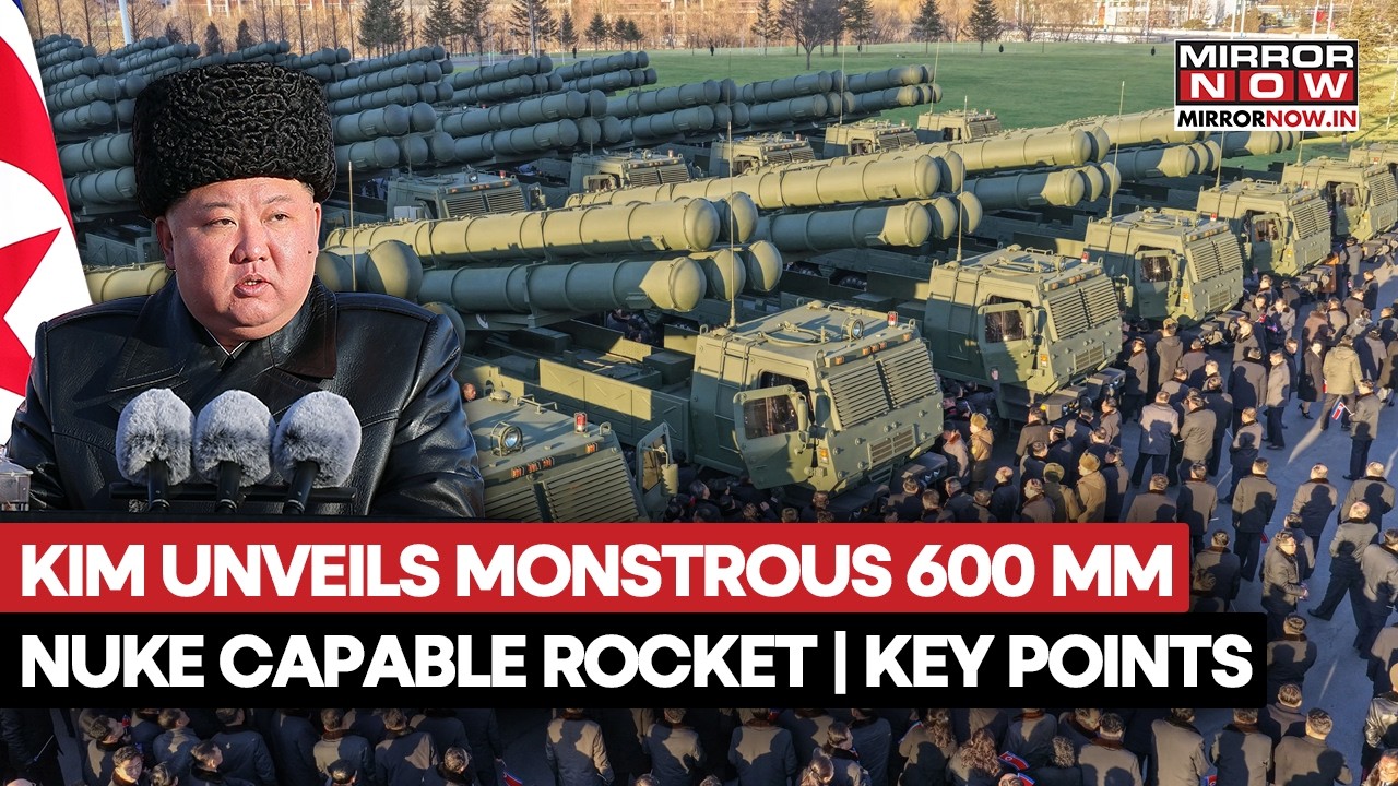 Kim Jong Un Unveils 600 MM Nuclear Rocket Lanchers, US Designates Weapons As 'KN-25'