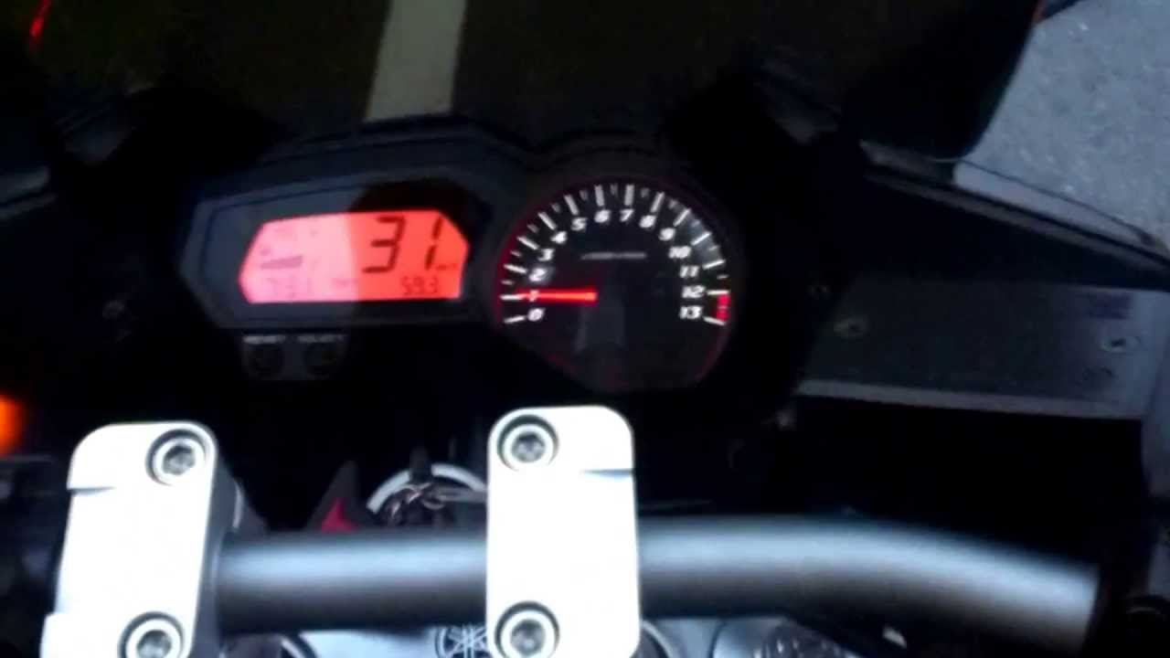 Yamaha FZ1 Fazer HM QuickShifter static test
