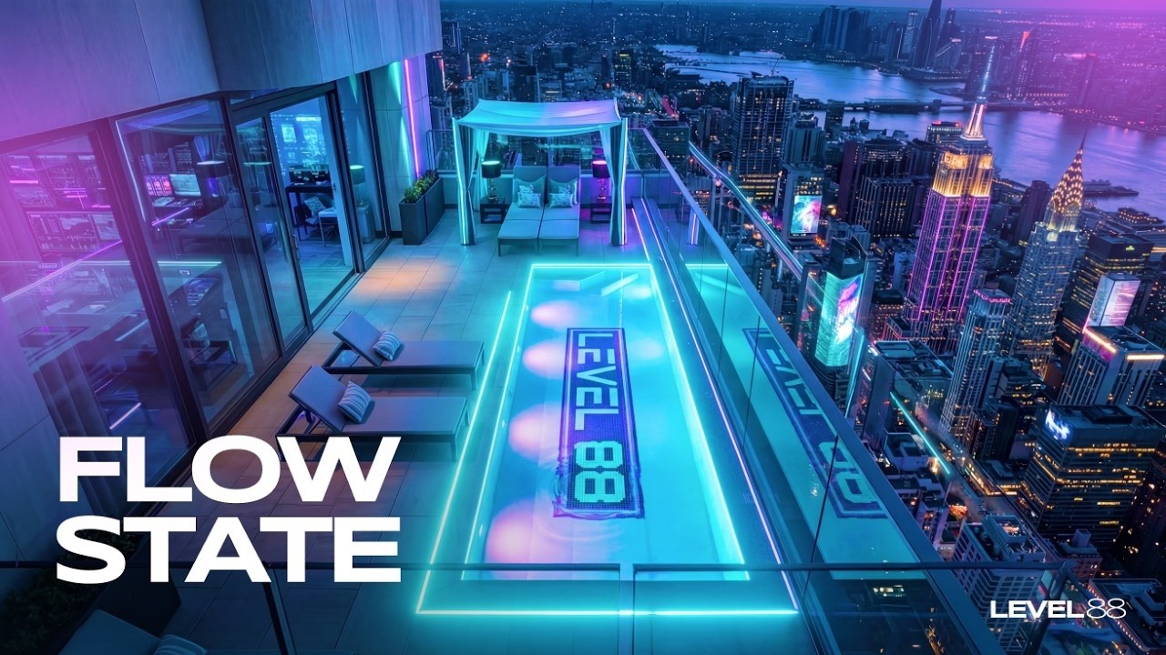 Future Garage Focus Music for Work | New York Penthouse Skyline | Level 88