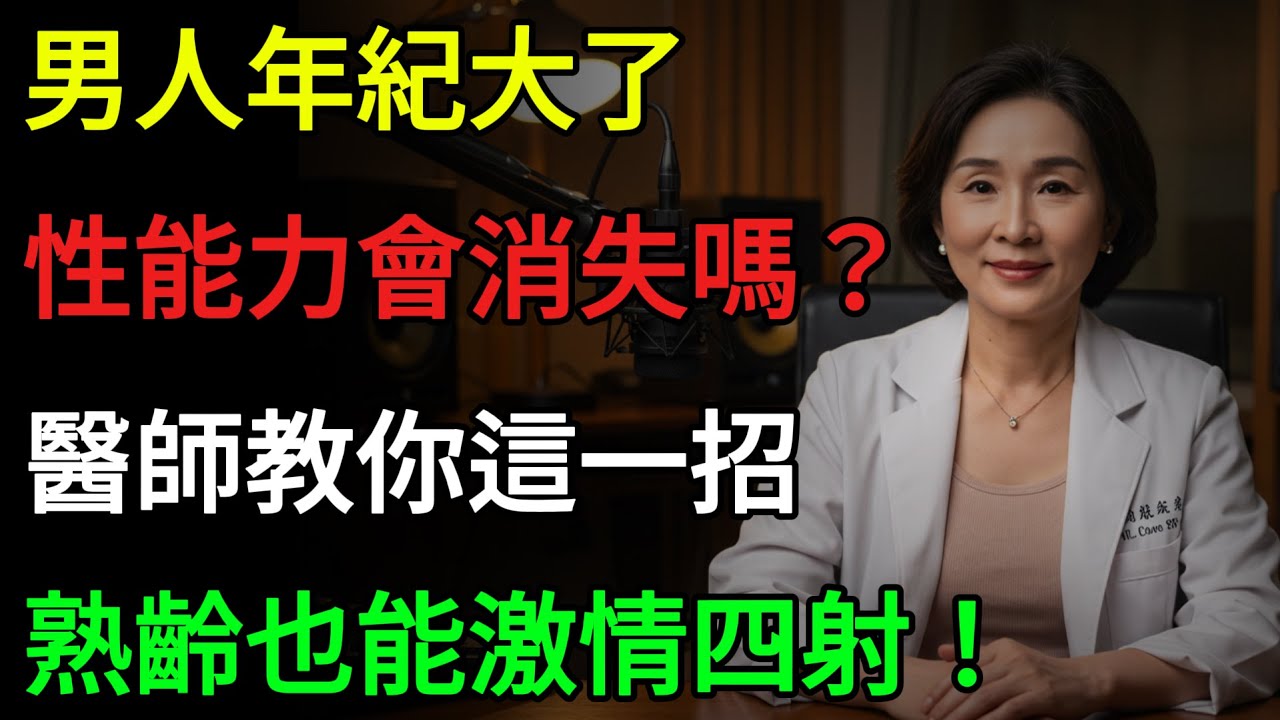 男人到幾歲還能硬？醫師實測結果讓人傻眼！「熟齡性愛保養術」，60歲以後也能激情四射！