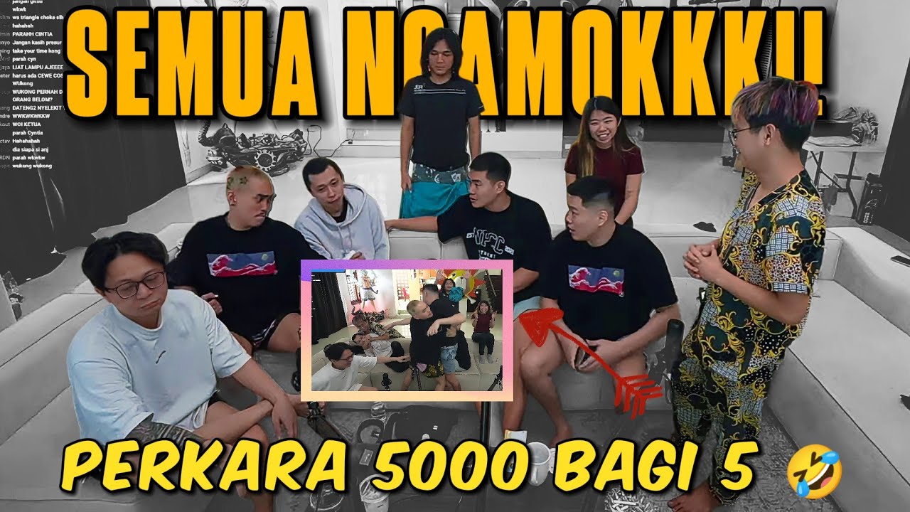 PERKARA 5000 BAGI 5 SEMUA NGAMOK | WUKONG DI PITING SAMA JOT 😭🤣