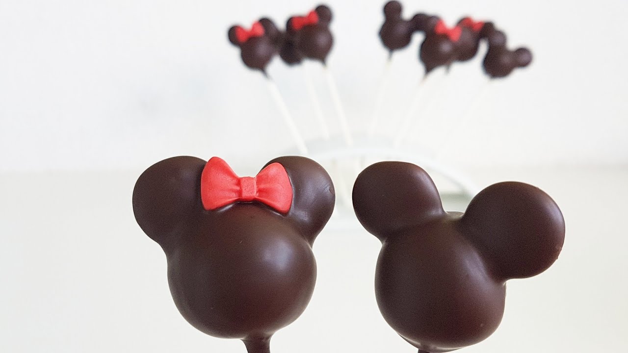 Einfache Minnie & Micky Maus Cake Pops / Minnie & Mickey Mouse Cake Pops