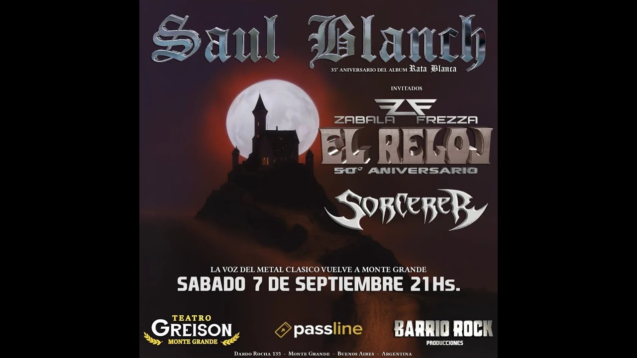 El Reloj, en vivo en el Teatro Greison (07/09/24)