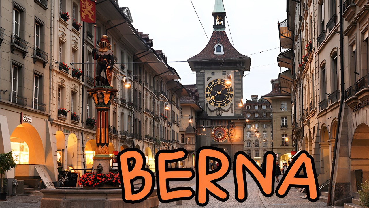 BERNA - O Segredo da Suíça? Conheça a Capital mais Charmosa e Tranquila da Europa