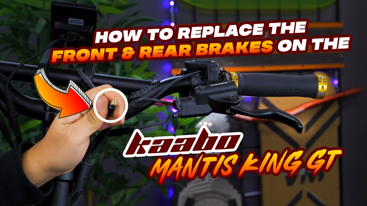 How to replace the Front and Rear Brakes on the Kaabo Mantis King GT - Voromotors tutorial
