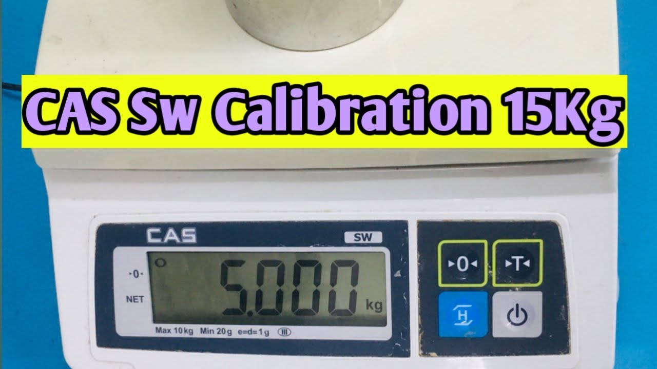 Cas SW Series Calibration | How To Calibrate Your Digital Scale Step By Step!