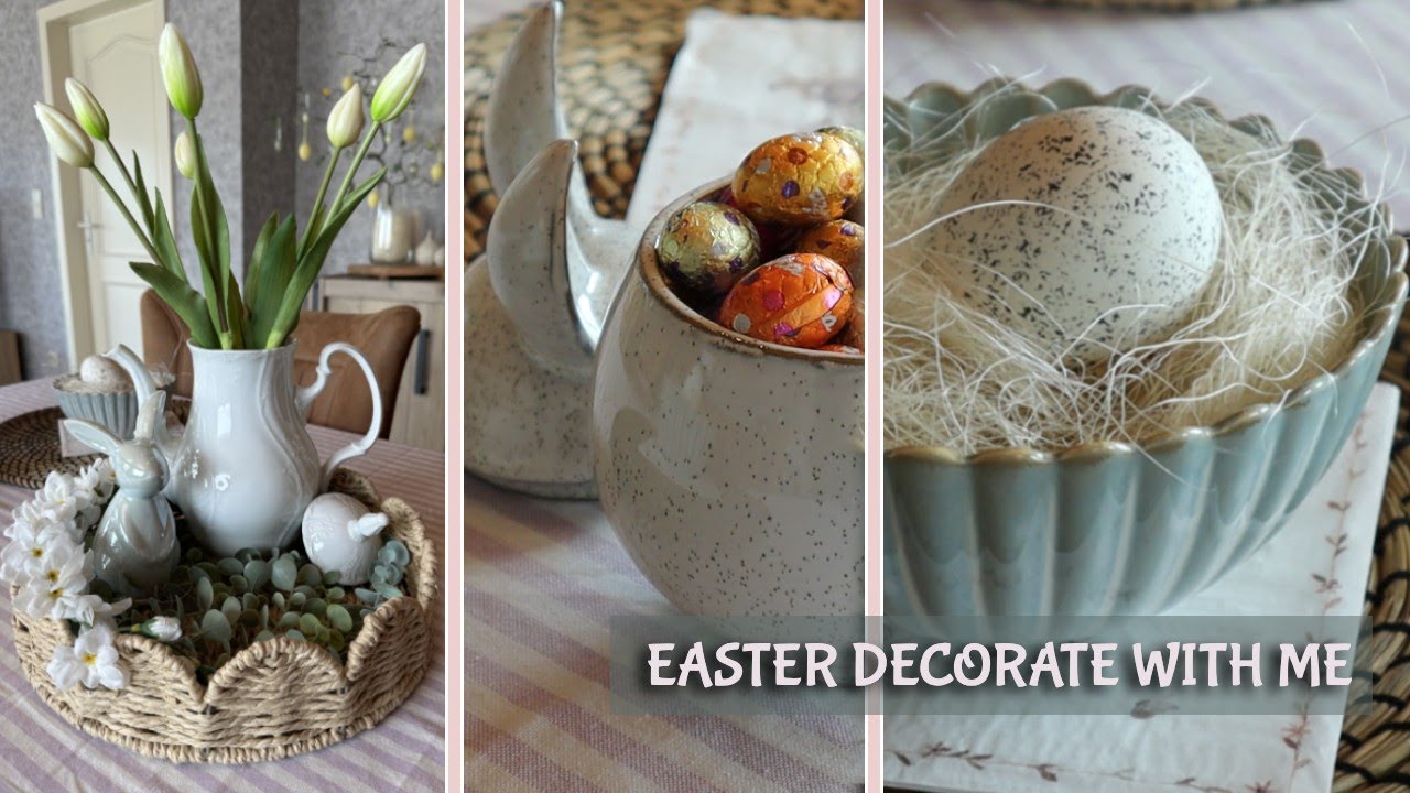 Easter Decorate With Me! | 2025 Cottagecore & Kitchy Spring Decorating Ideas