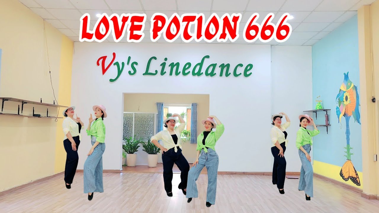 Love Potion 666 Line Dance l Beginner l #vylinedance 