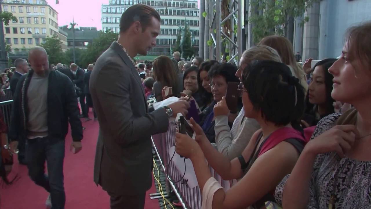 Alexander Skarsgård - Galapremiären av LEGENDEN OM TARZAN på FS Sergel/Hötorget 20160711