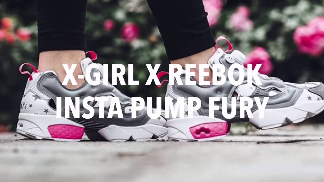 X-GIRL x REEBOK INSTA PUMP FURY/ SNEAKERS T