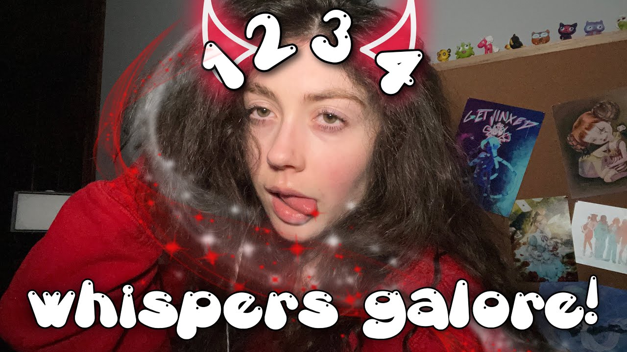ASMR 😈 Whispering and Counting So You Can Fall Asleep Fast…😴