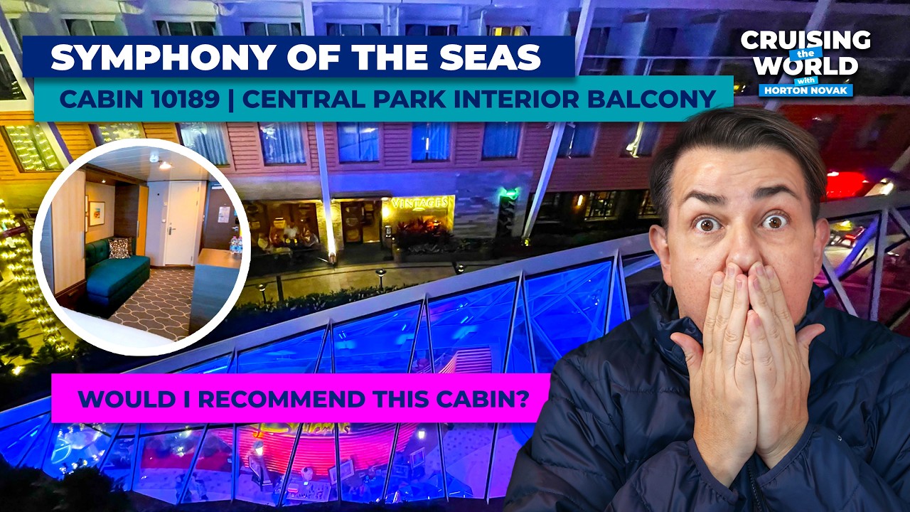 Oasis-Class Interior View Balcony Cabins: Are They Worth It? Symphony of the Seas Cabin 10189 Review