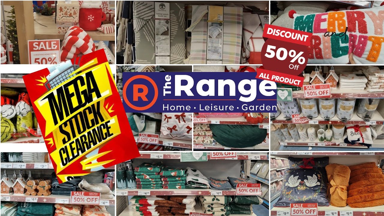 ♦️HUGE  50%OFF SALE AT THE RANGE 🇬🇧 | HALF PRICE 😱 RUN TO THE RANGE 🏃🏃 SHOPPING VLOG 🛍️