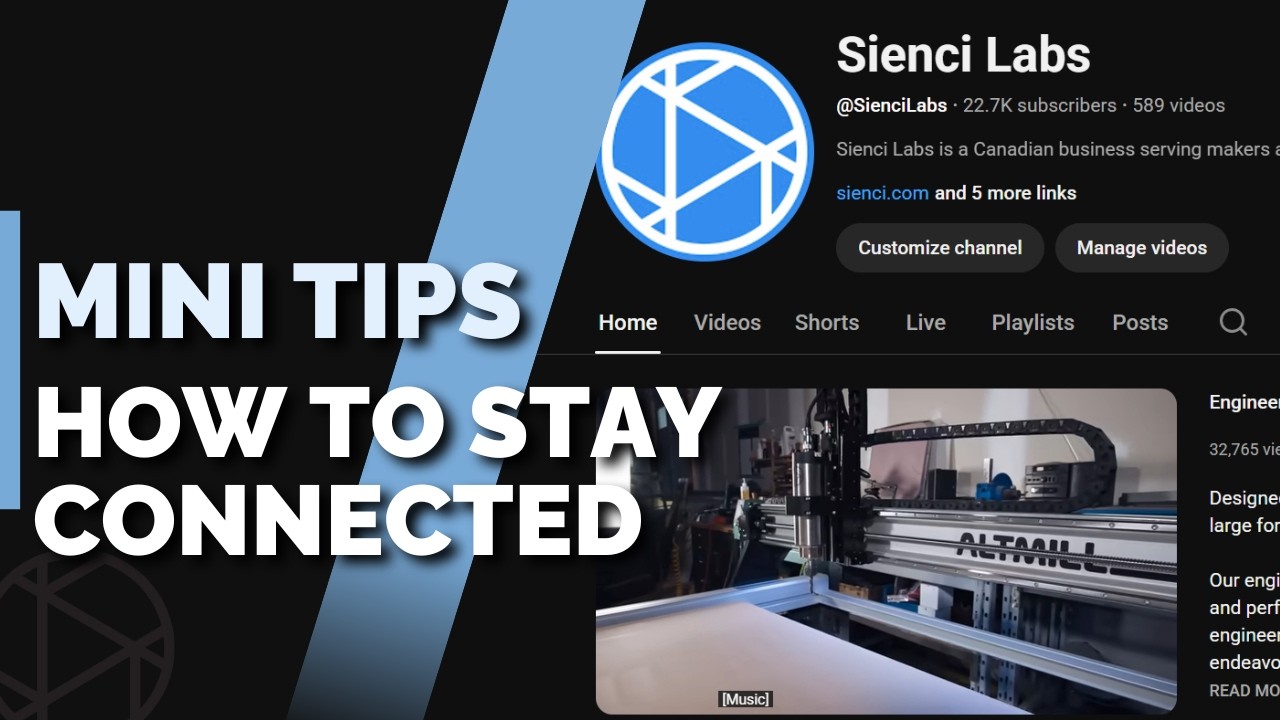 Customer Support | Ways to Stay Connected with Sienci Labs
