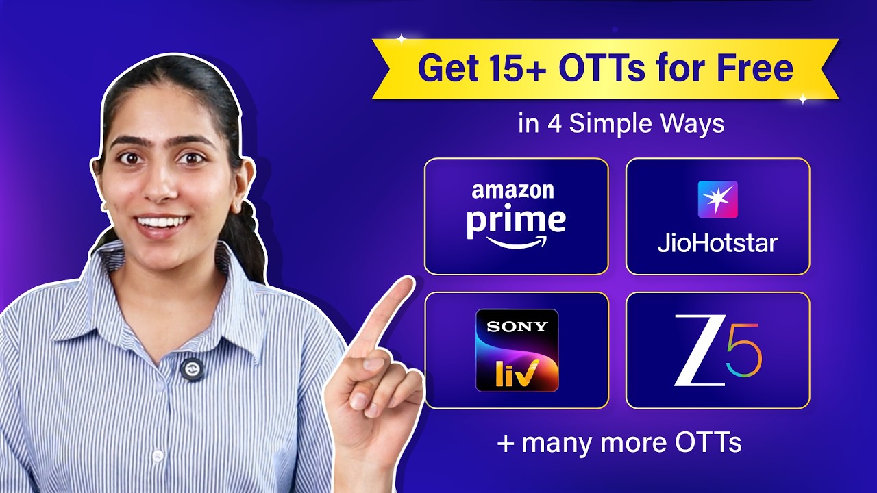 4 Tricks to Get OTT Apps for Free in India | Get Prime, SonyLiv, ZEE5, Hotstar for Free | EaseMyDeal