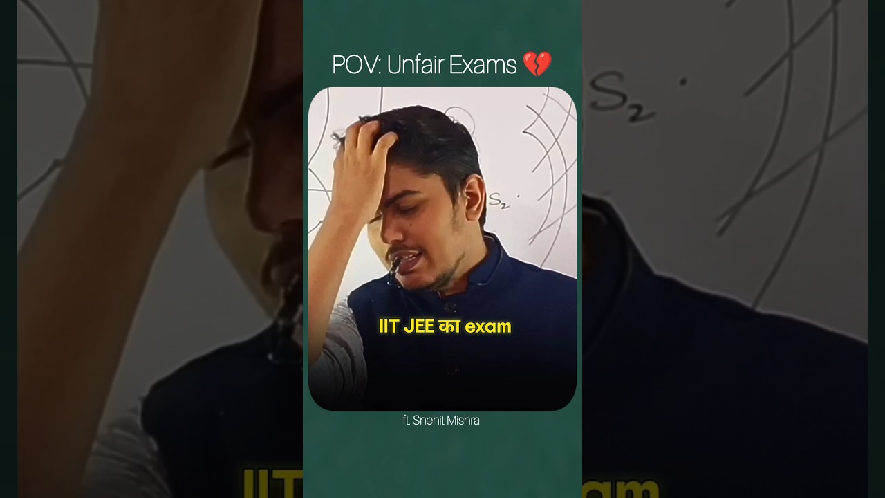 JEE EXAM Sad Reality | Competitive exams | #motivation