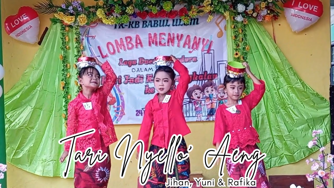 TARI NYELLO' AENG - MEMPERINGATI HARI JADI KOTA BANGKALAN KE 493