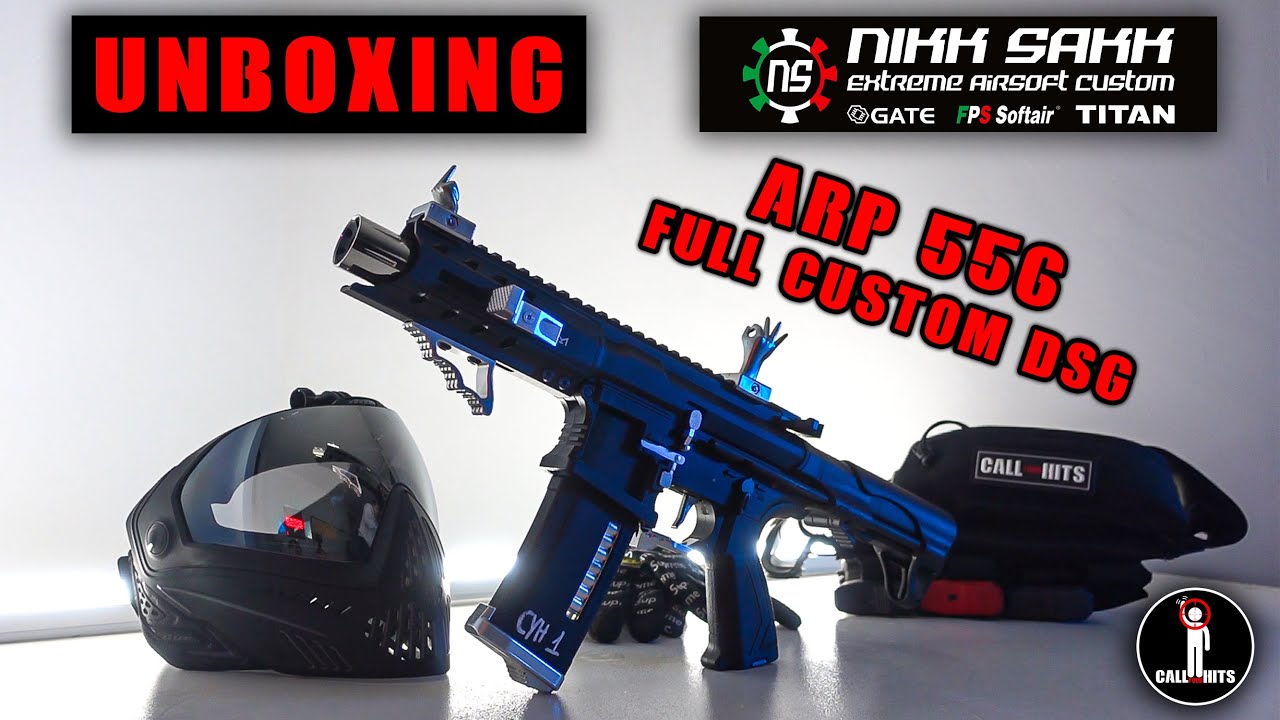 FULL CUSTOM DSG BY NIKK SAKK - ARP556 G&G - AIRSOFT UNBOXING