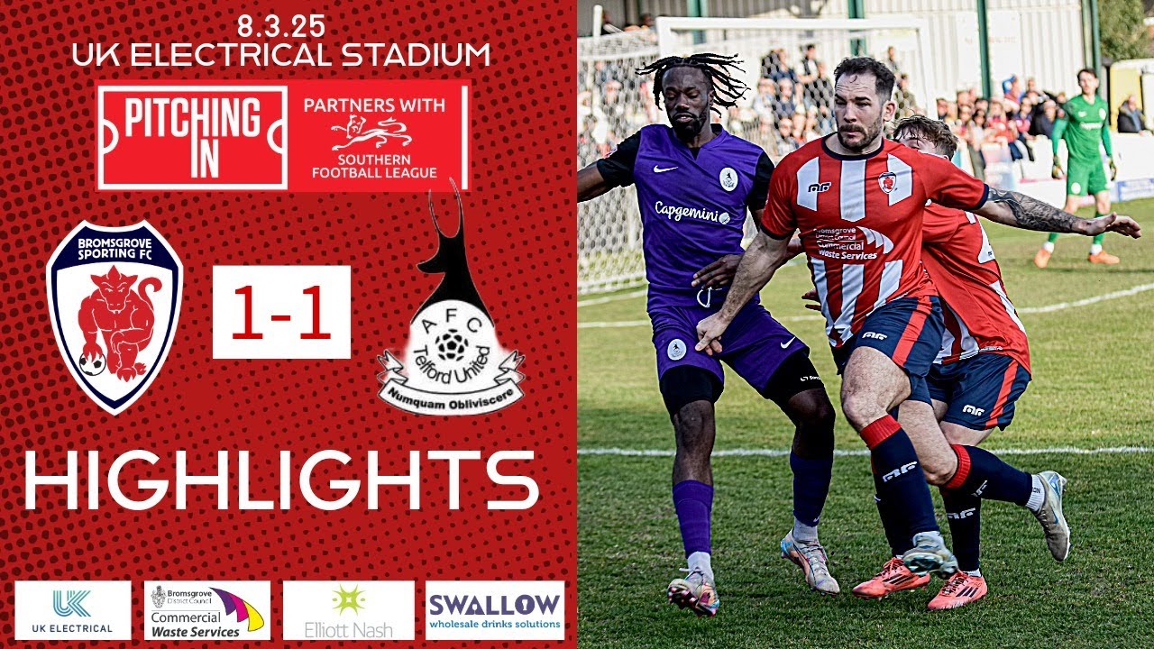 Newall notches and Sporting solid in valuable home draw | Bromsgrove Sporting 1-1 AFC Telford Utd